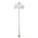 GT-1003 Lisbon Triple Sphere Curved Arms Plain Post - Powder Coated Finish / E27