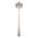 GT-1045 Vienna Three Head Curved Arm Tall Post - Powder Coated Finish / B22