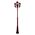 GT-1045 Vienna Three Head Curved Arm Tall Post - Powder Coated Finish / B22