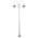 GT-1066 Monaco Twin Head Plain Post - Powder Coated Finish / E27