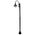 GT-1068 Monaco Single Head Plain Post - Powder Coated Finish / E27