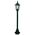 GT-134 Chester Single Head Short Post Light - Powder Coated Finish / B22