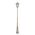 GT-168 Chester Large Single Head Tall Post Light - Powder Coated Finish / B22