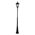 GT-168 Chester Large Single Head Tall Post Light - Powder Coated Finish / B22
