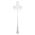 GT-626 Lisbon Four 25cm Spheres Curved Arms Tall Post Light - Powder Coated Finish / E27