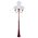 GT-627 Lisbon Four 30cm Spheres Curved Arms Tall Post Light - Powder Coated Finish / E27