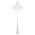 GT-627 Lisbon Four 30cm Spheres Curved Arms Tall Post Light - Powder Coated Finish / E27
