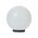 Polysphere 250mm Sphere 240V Polycarbonate Garden Light - Black Base - E27