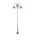 GT-1064 Monaco Triple Head Tall Plain Post - Powder Coated Finish / E27