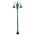 GT-1064 Monaco Triple Head Tall Plain Post - Powder Coated Finish / E27