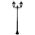 GT-137 Chester Twin Head Medium Post Light - Powder Coated Finish / B22