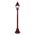 GT-234 Paris Single Head Short Post Light - Powder Coated Finish / B22