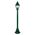 GT-234 Paris Single Head Short Post Light - Powder Coated Finish / B22
