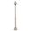 GT-236 Paris Single Head Medium Post Light - Powder Coated Finish / B22