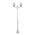 GT-237 Paris Twin Head Medium Post Light - Powder Coated Finish / B22