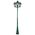 GT-282 Avignon Triple Head Tall Post Light - Powder Coated Finish / B22