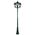 GT-432 Turin Triple Head Tall Post Light - Powder Coated Finish / B22