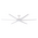 GLIDE 80 INCH DC 6 BLADE CEILING FAN