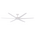 GLIDE 80 INCH DC 6 BLADE CEILING FAN