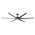 GLIDE 80 INCH DC 6 BLADE CEILING FAN
