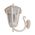 CHESTER-LARGE WALL BRACKET C-ARM UP B22
