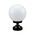 GT-530 Siena 20cm Sphere CTC Pillar Mount - Powder Coated Finish / E27