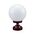 GT-530 Siena 20cm Sphere CTC Pillar Mount - Powder Coated Finish / E27