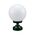 GT-530 Siena 20cm Sphere CTC Pillar Mount - Powder Coated Finish / E27