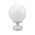 GT-530 Siena 20cm Sphere CTC Pillar Mount - Powder Coated Finish / E27