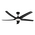 HOVER 5 BLADE 56" DC CEILING FAN WITH LED LIGHT