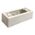 Mounting Block Architrave | Surface Mount | Polycarbonate | White/Black by Transco