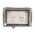 Weatherproof Electrical Enclosure | IP53 Rated | Lockable & Recessed | Clear Lid by Transco