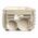 Plastic Wall Box | Recessed Mounting | 84mm Fixing Centre | PVC by Transco
