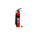 2kg CO2 Fire Extinguisher | 2B:E Fire Rating | Aluminium Cylinder | Powder Coated Red by Firebox