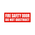 PVC Fire Safety Door Do Not Obstruct Sign | UV-Protected | Clear Message | Indoor/Outdoor Use by Firebox