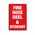 Metal Fire Extinguisher & Hydrant Location Sign | Durable Metal | Clear Visibility | Indoor/Outdoor Use | Firebox