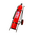 Mobile Wheeled CO2 Fire Extinguisher | 10B:E Fire Rating | Aluminium Cylinder | Red Powder Coated by Firebox