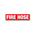 Self-Adhesive PVC Fire Hose Location Label | UV-Protected | Easy Application | Clear Marking by Firebox