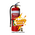 9kg Dry Chemical Powder Fire Extinguisher | 10A:80B:C:E Fire Rating | AS/NZS Certified | Powder Coated Red by Firebox