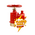 65mm QRT Outlet x 80mm RG Inlet | Durable Brass Construction | High Visibility Red Finish | 1400 kPa Working Pressure by Firebox