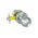 Fire Rated Door Knobset Pro 3000 | 2-Hour Fire Rating | Satin Chrome Finish & Heavy Duty Brass | Firebox