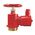 65mm BSP Male Inlet | Durable Brass Construction | Painted Red Finish | 1400 kPa Working Pressure by Firebox