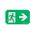 Right Arrow Whale Pictogram | 24m Length | Clear Directional Arrow | Compatible with WHALE Range by Firebox