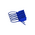 Blue Security Tie | Durable PVC Material | Pack of 100 Units | Tamper Evident by Firebox