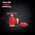65mm QRT Outlet with 65mm BSP Male Inlet | Durable Brass | Painted Red Finish | 1400 kPa by Firebox