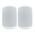Waterproof Outdoor Wall Mount Speakers White WTP660-WHT