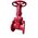 Gate Valve 100NB Rising Spindle | Table D Flange | Resilient Seat | Firebox