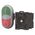 Double Actuator Push Button Switch | 85-264V AC | NC & NO Contacts | White LED by Eaton