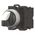 Maintained 3-Position Selector Switch | Thumb-Grip & Titanium Bezel | 2 N/O Contacts | Eaton