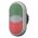 Double Actuator Pushbutton Switch | Momentary Operation | Non-Flush Design | White Lens Options by Eaton